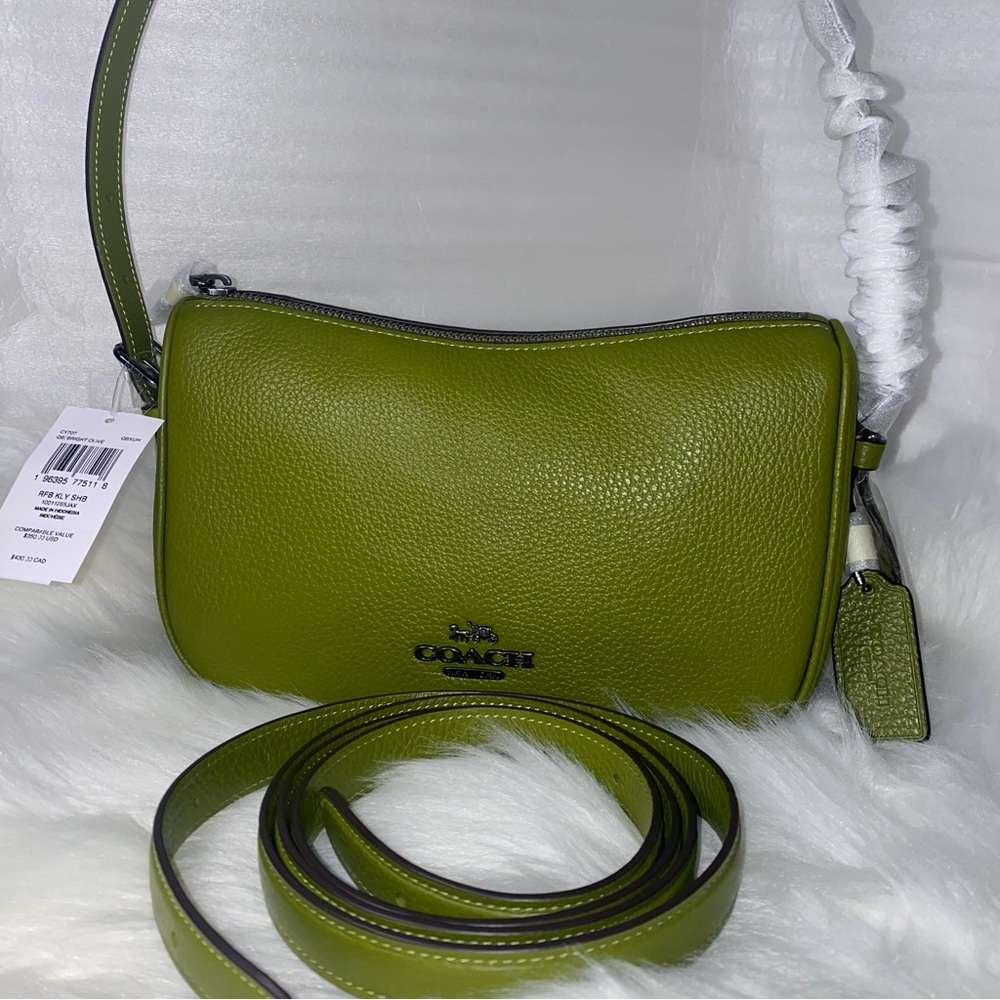 Coach 💚🩶💚 Kailey Shoulder Bag New - Picture 5 of 11